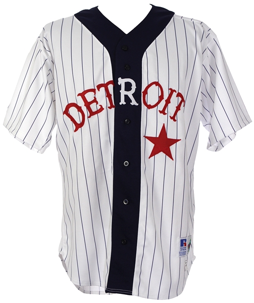 1995 Joe Boever Detroit Tigers Game Worn Detroit Stars Negro League Tribute Jersey (MEARS LOA)