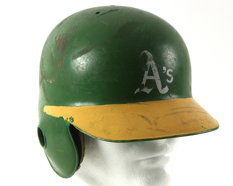 1977 Rodney Scott Oakland As Game Worn Batting Helmet (MEARS LOA)