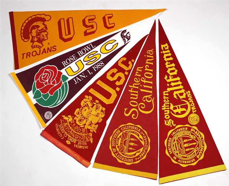 1960-1980s USC College Football 29” Full Size Pennant (5)