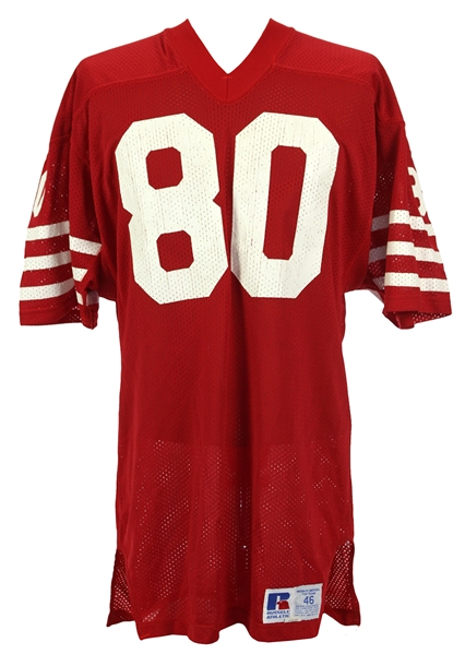 1983-85 Eason Ramson/Jerry Rice San Francisco 49ers Home Jersey (MEARS LOA)