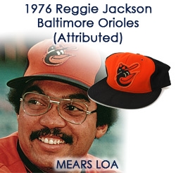 Lot Detail - 1976 REGGIE JACKSON BALTIMORE ORIOLES GAME WORN SIGNED HOME  JERSEY (MEARS A10)