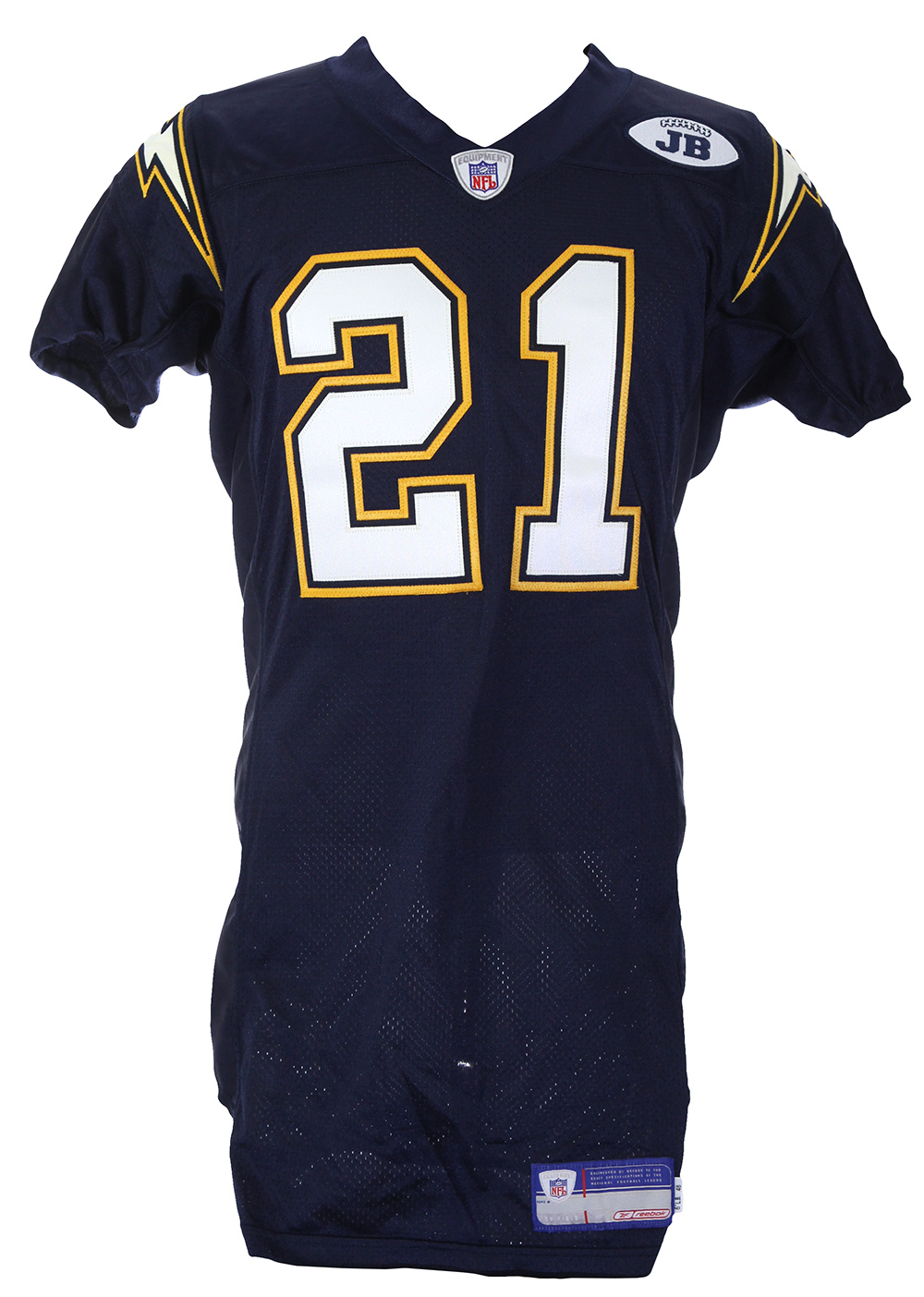 2005-06 SAN DIEGO CHARGERS TOMLINSON #21 REEBOK REPLICA JERSEY (HOME) XL