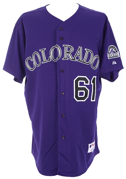 2006-07 Ramon Ramirez Colorado Rockies Game Worn Alternate Jersey (MEARS LOA)