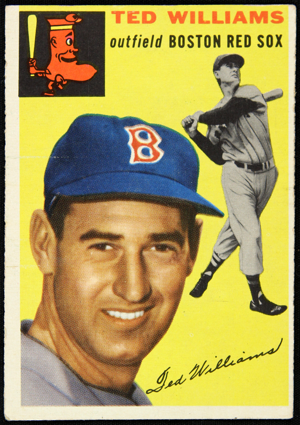 Lot Detail - 1954 Ted Williams Boston Red Sox Topps Trading Card