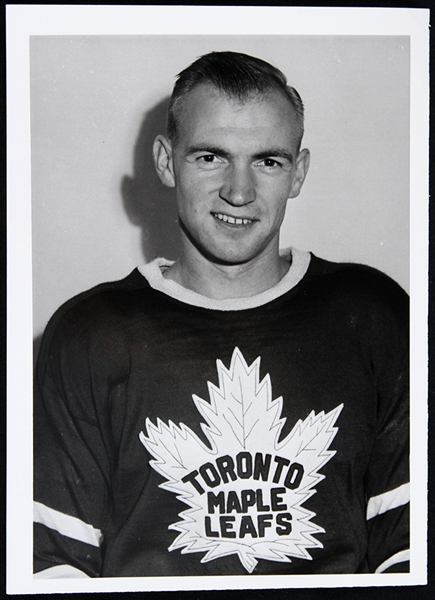 1959 Dave Creighton Toronto Maple Leafs 5" x 7" Original Photo