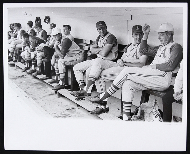 1968 Joe DiMaggio Oakland Athletics 8" x 10" Original Photo