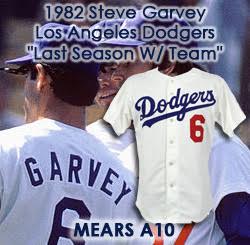 Lot Detail - 1982 Steve Garvey Los Angeles Dodgers Game-Used Road Jersey
