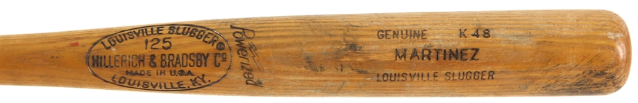 1978-79 Silvio Martinez St. Louis Cardinals H&B Louisville Slugger Professional Model Game Used Bat (MEARS LOA)