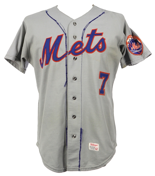 1973 New York Mets Minor League Game Worn Road Jersey (MEARS LOA)