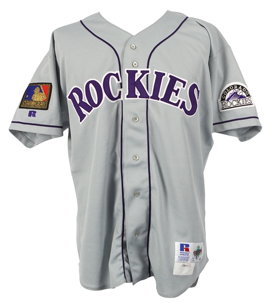 1994 Don Zimmer Colorado Rockies Game Worn Home Jersey w/MLB 125th Anniversary Patch (MEARS LOA)