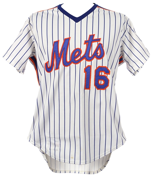 1988 Dwight Gooden New York Mets Game Worn Home Jersey ((MEARS LOA)