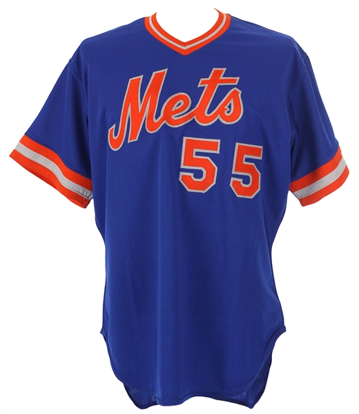 1983 Frank Howard New York Mets Team Issued Blue Alternate Home Jersey (MEARS LOA)