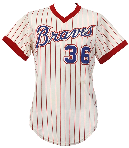 1978 Gary Matthews Atlanta Braves Game Worn Home Jersey (MEARS LOA)