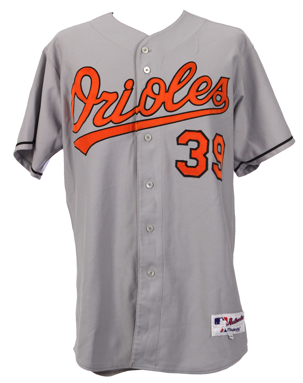 Lot Detail - 2007 Jon Knott Baltimore Orioles Road Jersey (MEARS LOA)