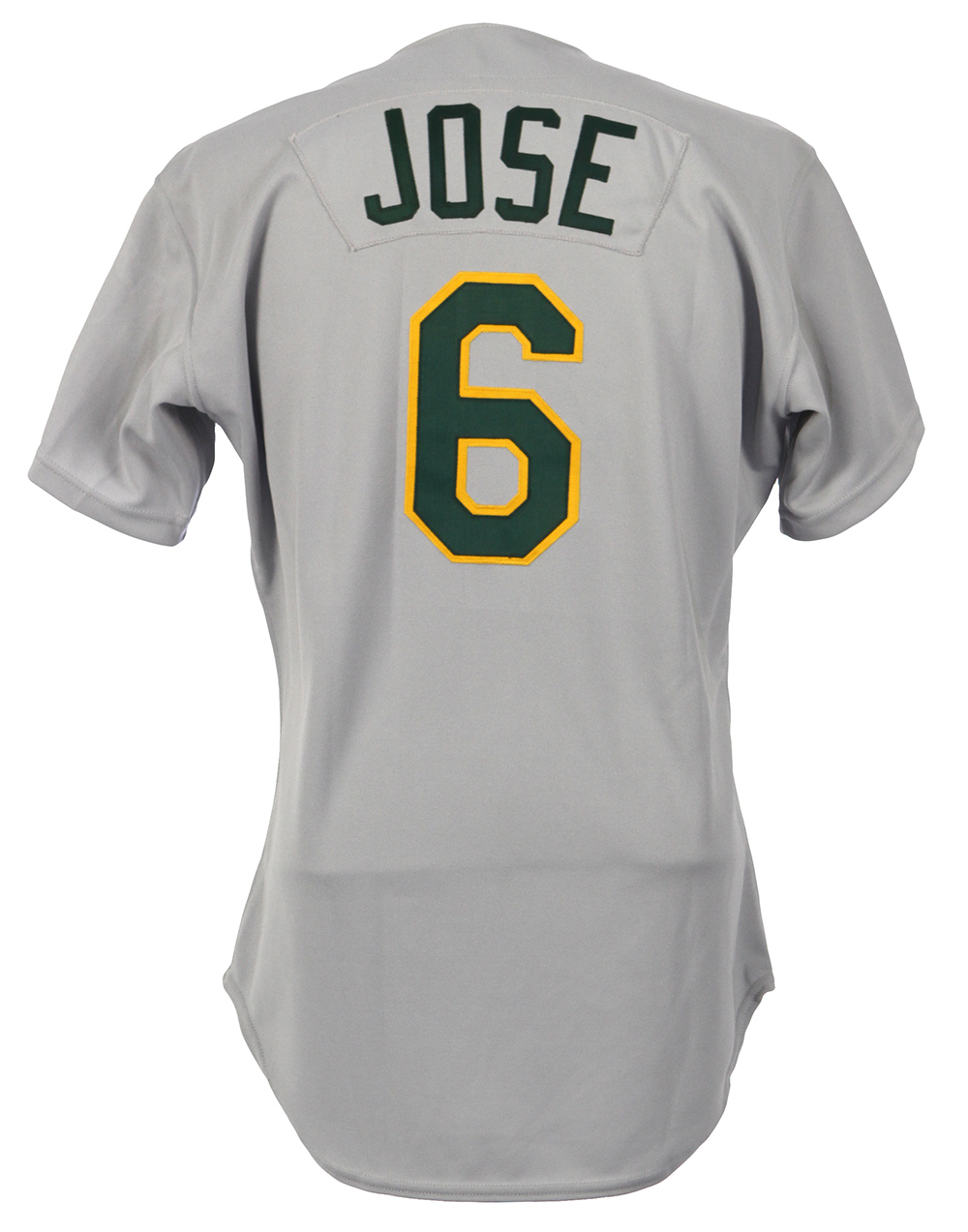 2021 Oakland A's Athletics Blank Game Issued Yellow Jersey 50 DP45487