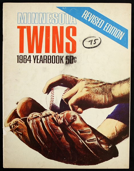 1964 Minnesota Twins Multi Signed Team Yearbook w/ 7 Signatures Including Harmon Killebrew, Zoilo Versalles, Tony Oliva & More (JSA)