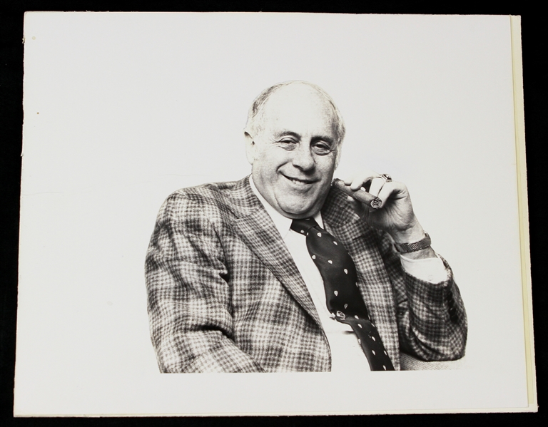 1970s Red Auerbach Boston Celtics 8" x 10" Mounted Photograph 