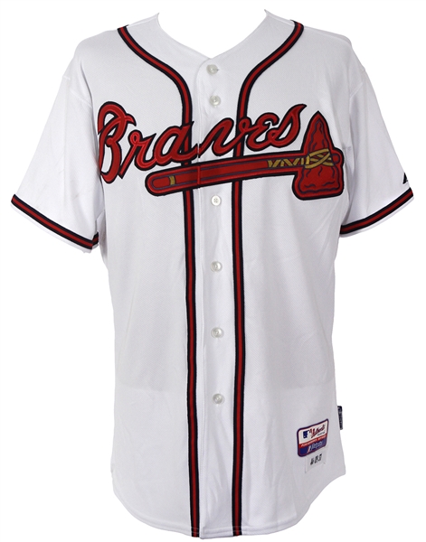 2009 Josh Anderson Atlanta Braves Spring Training Home Jersey (MEARS LOA/Team COA)