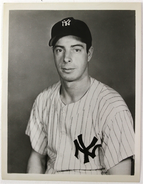 1940s Joe DiMaggio New York Yankees 8x10 B&W Photo