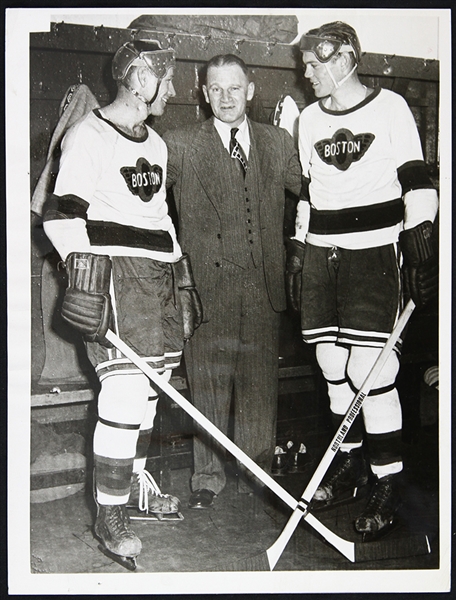 1949 Hago Harrington Bill & Joe Riley Boston Olympics 6.5" x 8.5" Original Photo