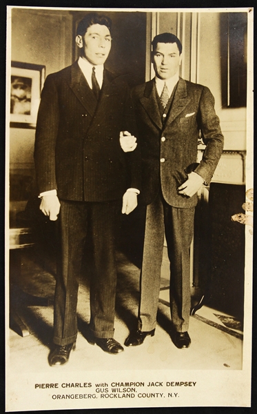 1919-26 Jack Dempsey World Heavyweight Champion 4.75" x 7.75" Photo