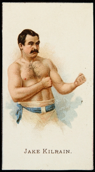 1890s Jake Kilrain Boxing Trading Card