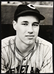 1939 Bob Feller Cleveland Indians 4.5" x 6.5" Original Photo