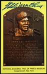 1980s Eddie Mathews Milwaukee Braves Signed 3.5" x 5.5" Postcard (JSA)