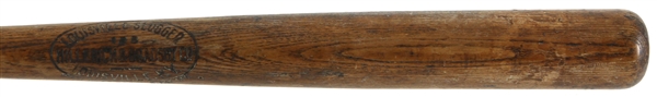 1923 H&B Louisville Slugger Game Used Sidewritten Bat (MEARS LOA)