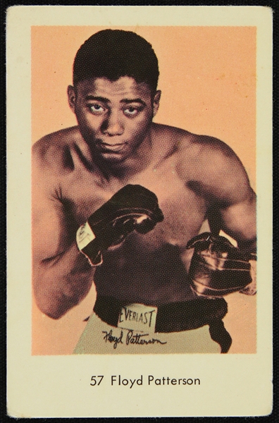 1950s Floyd Patterson World Heavyweight Champion Trading Card