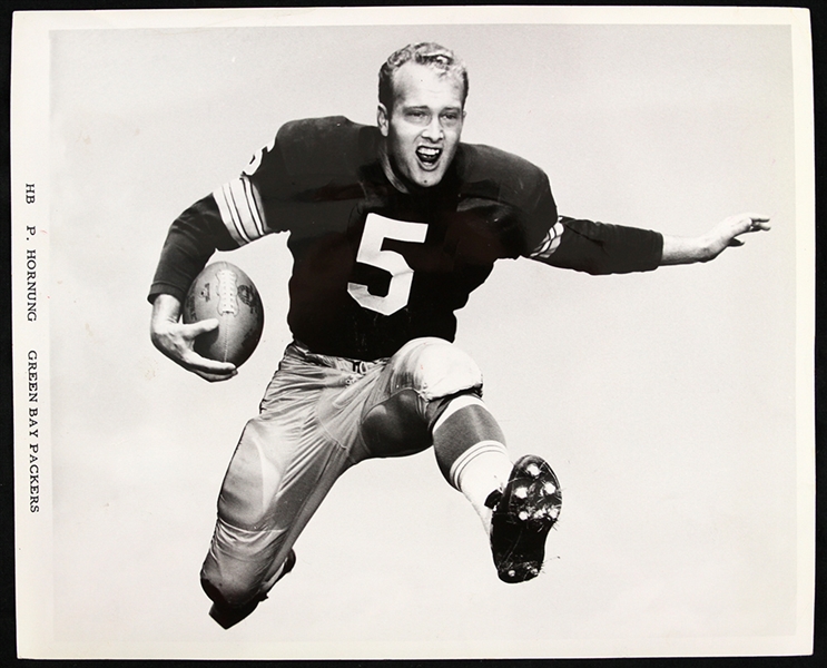 1961 Paul Hornung Green Bay Packers 8" x 10" Original Photo