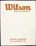 1976 Wilson Athletic Equipment Fall Winter Retail Catalog