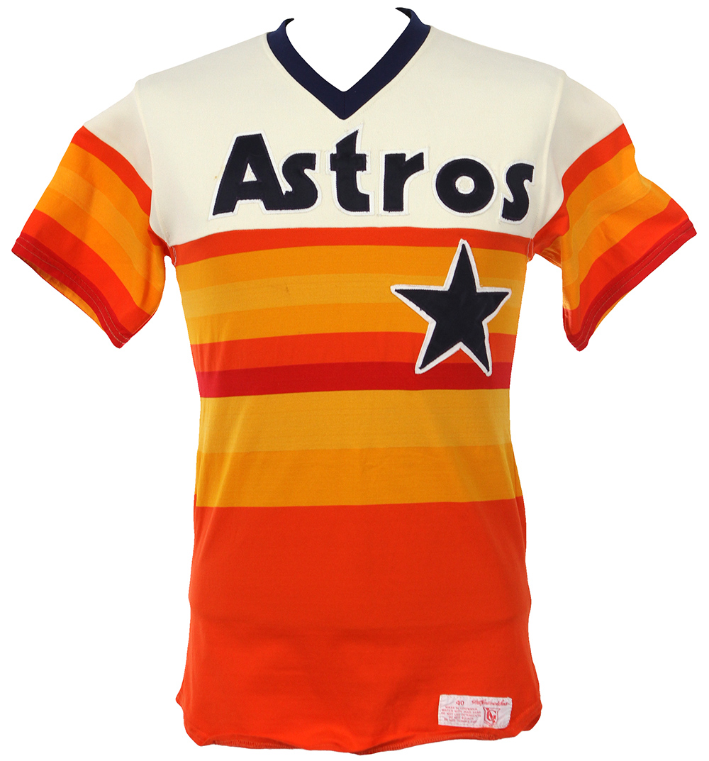 1965 Astros Turn-Back-The-Clock Game-Used Jersey: #19 Robbie