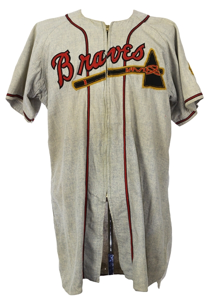 1950 Boston Braves Salesman Sample Road Jersey (MEARS LOA)