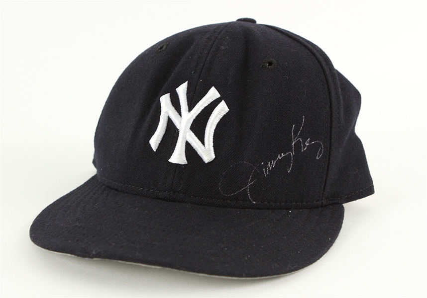 1994-96 Jimmy Key New York Yankees Signed Game Worn Cap (MEARS LOA/*JSA*)