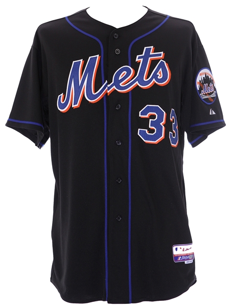 2010 John Maine New York Mets Team Issued Alternate Cool Base Home Jersey (MEARS LOA)