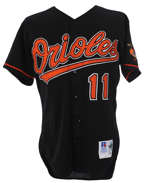 1998 Willie Greene Baltimore Orioles Game Worn Alternate Jersey (MEARS LOA)