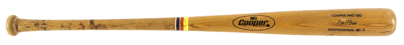 1980's-90's Pete O'Brien Rangers/Indians/Mariners Signed Cooper Professional Model Game Used Bat (MEARS LOA/JSA)