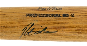 1980's-90's Pete O'Brien Rangers/Indians/Mariners Signed Cooper Professional Model Game Used Bat (MEARS LOA/JSA)