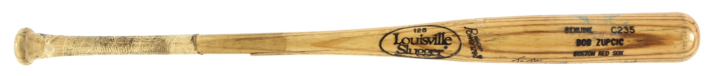 1992-94 Bob Zupcic Boston Red Sox Signed Louisville Slugger Professional Model Game Used Bat (MEARS LOA/JSA)