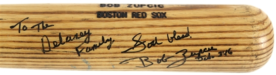 1992-94 Bob Zupcic Boston Red Sox Signed Louisville Slugger Professional Model Game Used Bat (MEARS LOA/JSA)