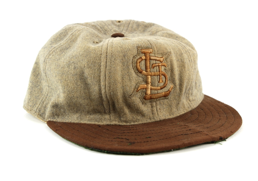 1946-47 Denny Galehouse St. Louis Browns Game Worn Cap (MEARS LOA)