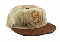 1946-47 Denny Galehouse St. Louis Browns Game Worn Cap (MEARS LOA)