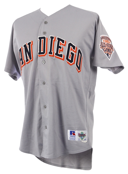 1992 Craig Shipley San Diego Padres Game Worn Road Jersey (MEARS LOA)