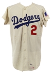 1969 Bobby Valentine Los Angeles Dodgers Home Jersey (MEARS LOA)