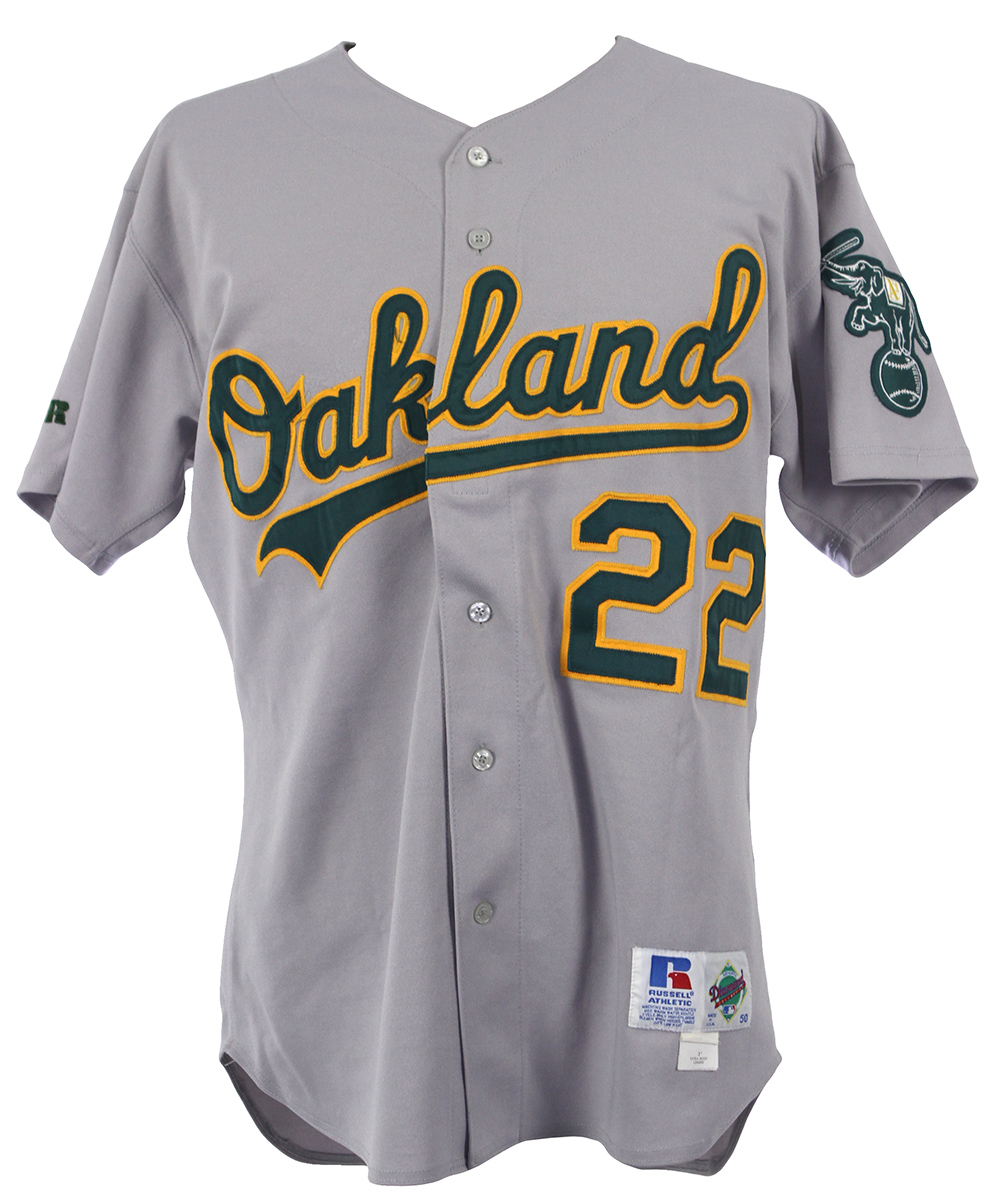 Lot Detail - Lot of Oakland A's Game-Used Jerseys (3)