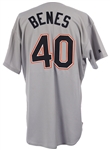 1995 Andy Benes San Diego Padres Signed Game Worn Road Jersey (MEARS LOA/JSA)