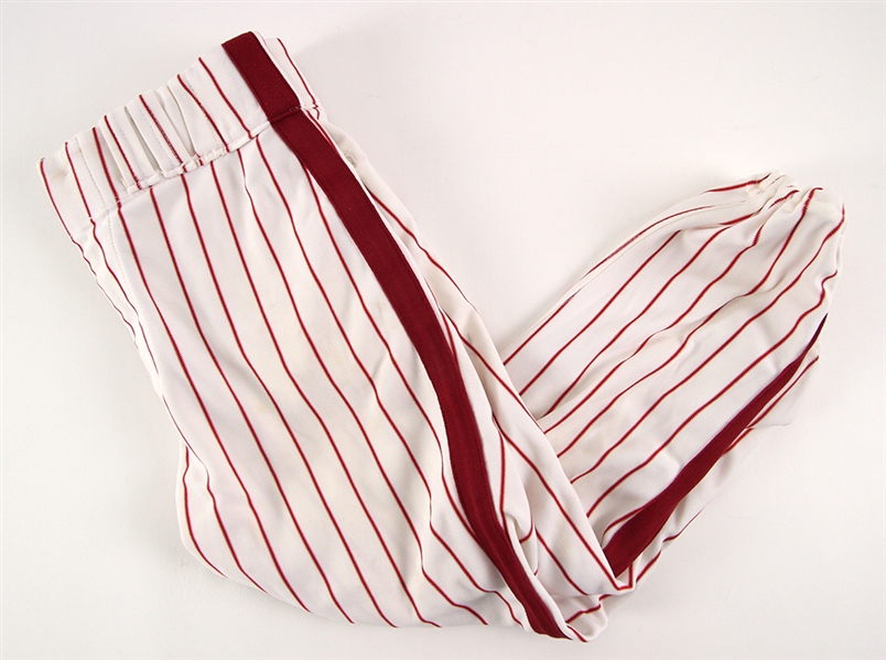 1984 Gary Matthews Philadelphia Phillies Spring Training Home Uniform Pants (MEARS LOA)