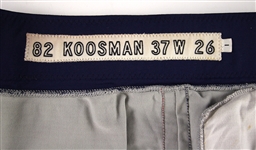 1982 Jerry Koosman Chicago White Sox Game Worn Road Uniform Pants (MEARS LOA)