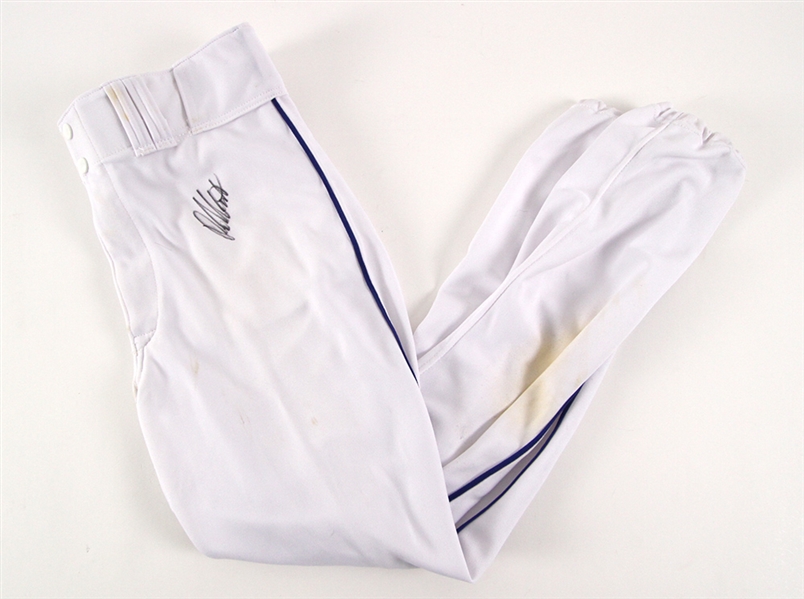 1999 Robin Ventura New York Mets Signed Game Worn Home Uniform Pants (MEARS LOA/JSA)